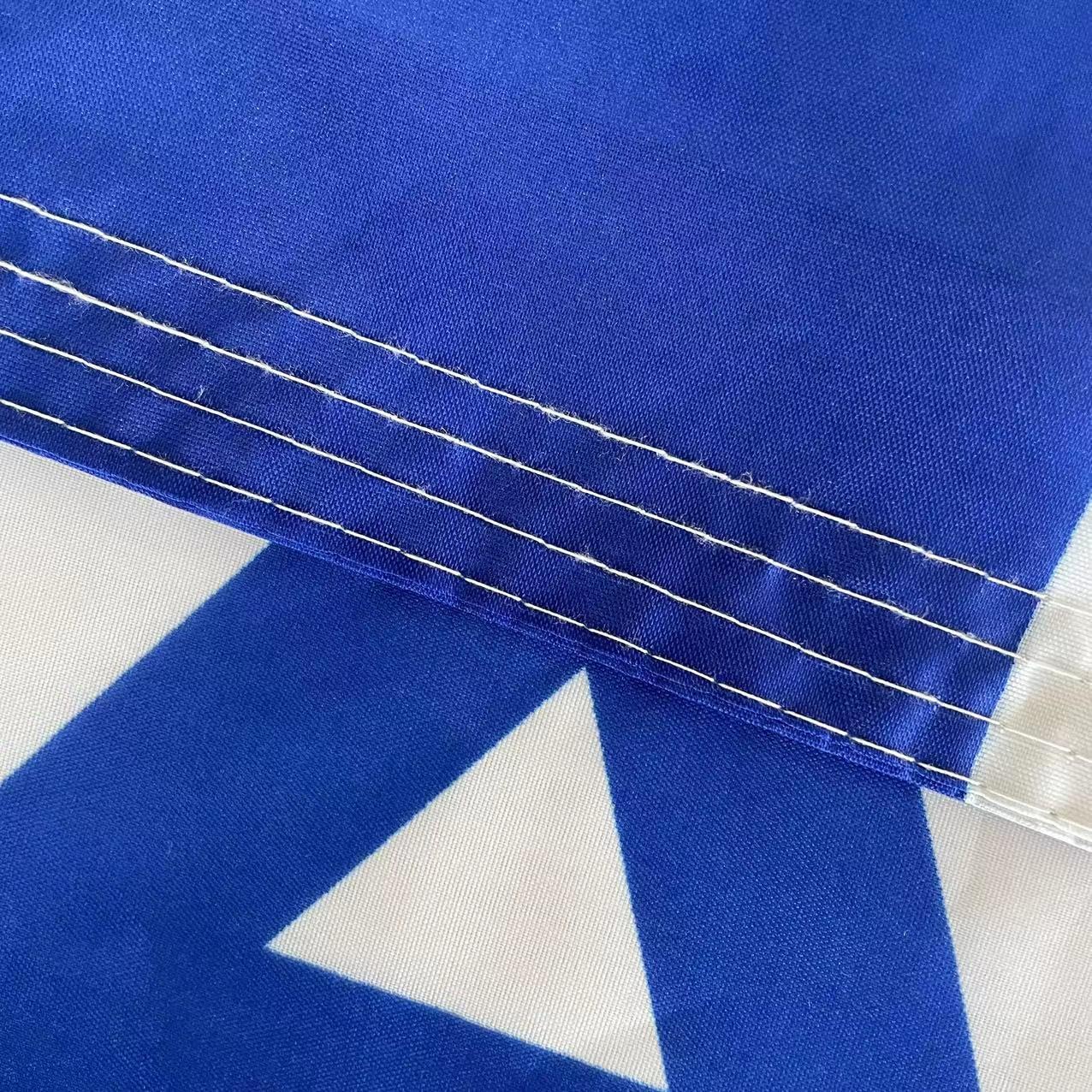 Israel Flags 3x5 Outdoor Made in USA- Double Sided Heavy Duty Israeli National Flag Banner with 2 Grommets