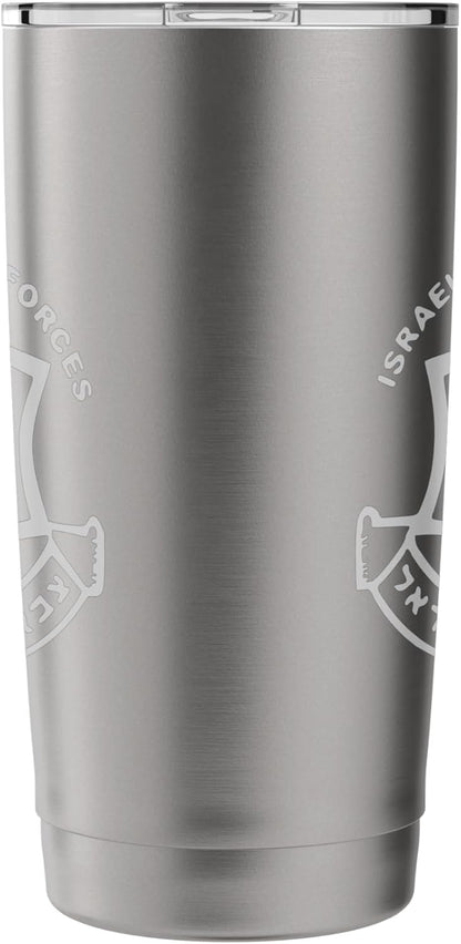 Israeli Army Gear Israel Army IDF Israel Defense Force Gift Stainless Steel Insulated Tumbler