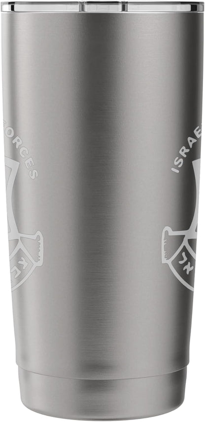 Israeli Army Gear Israel Army IDF Israel Defense Force Gift Stainless Steel Insulated Tumbler