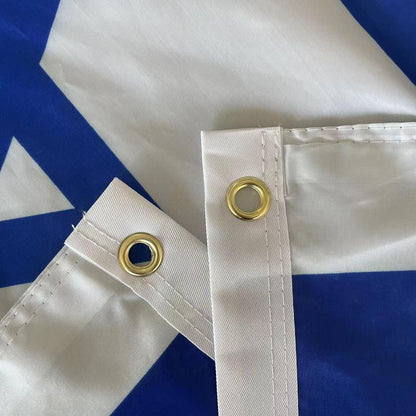 Israel Flags 3x5 Outdoor Made in USA- Double Sided Heavy Duty Israeli National Flag Banner with 2 Grommets